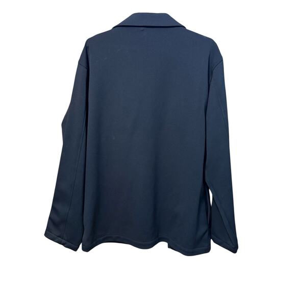 SLATES Men’s Size L Zipper Jacket Pockets Black Lined - Picture 2 of 4